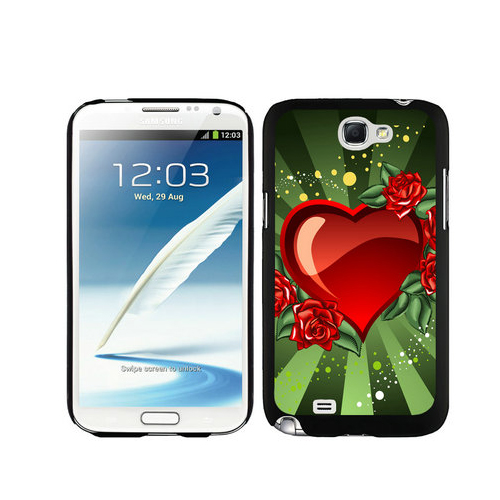 Valentine Rose Samsung Galaxy Note 2 Cases DNK Valentine Rose Samsung Galaxy Note 2 Cases DNK